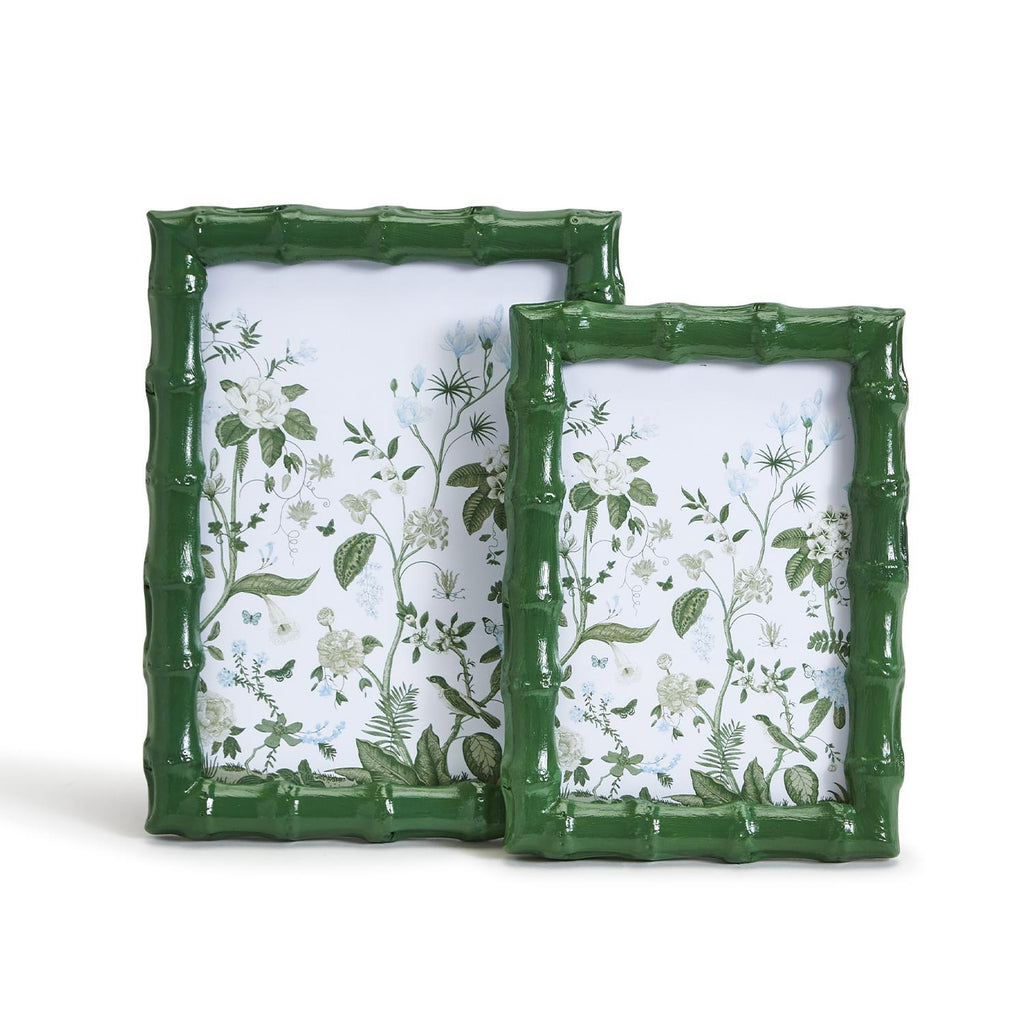 Faux Bamboo Green Picture Frame - Mockingbird on Broad