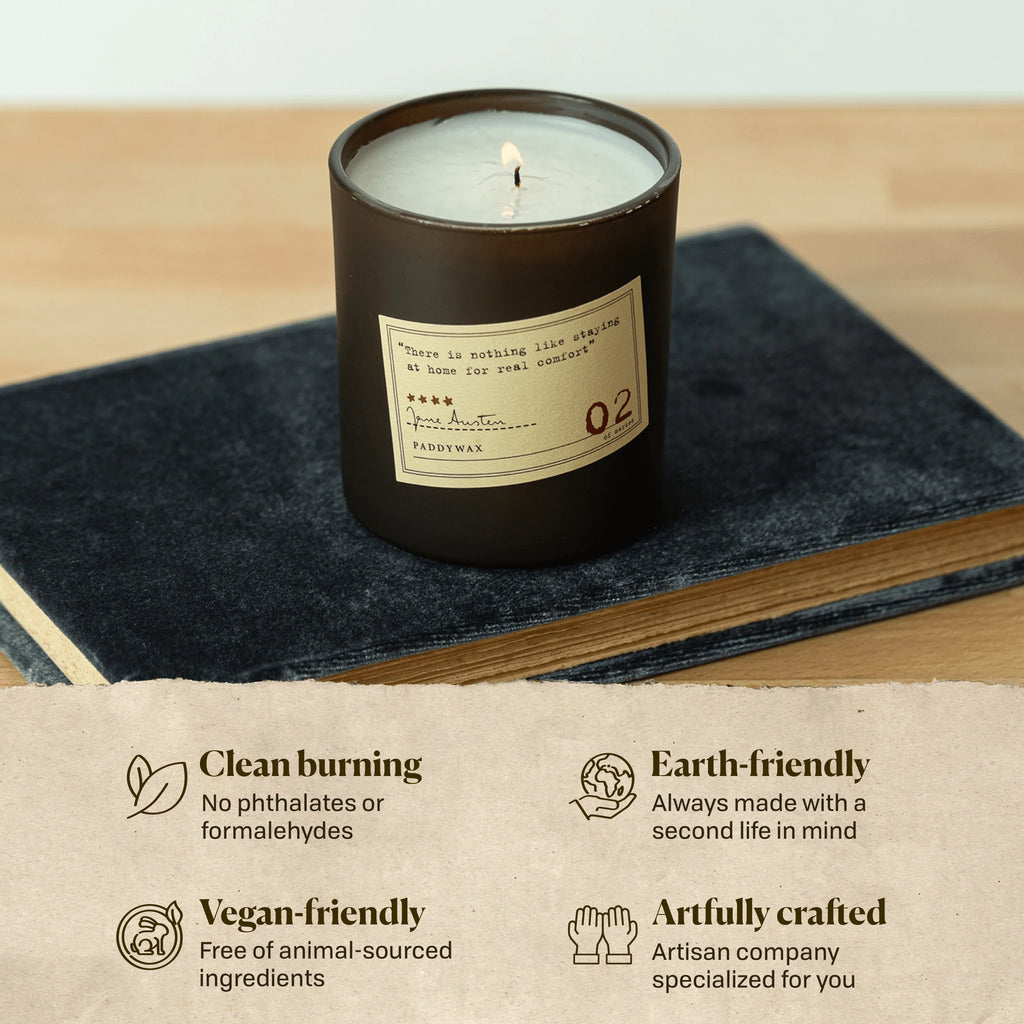 Library Candle Collection - Jane Austen - Mockingbird on Broad