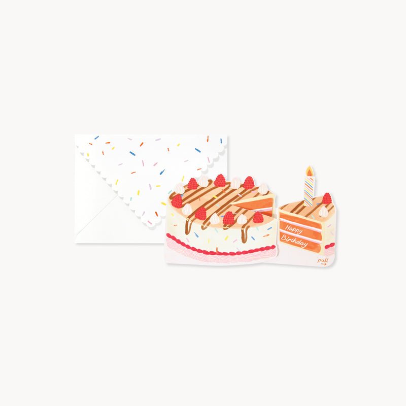 Pop Up Card - Cake - Mockingbird on Broad