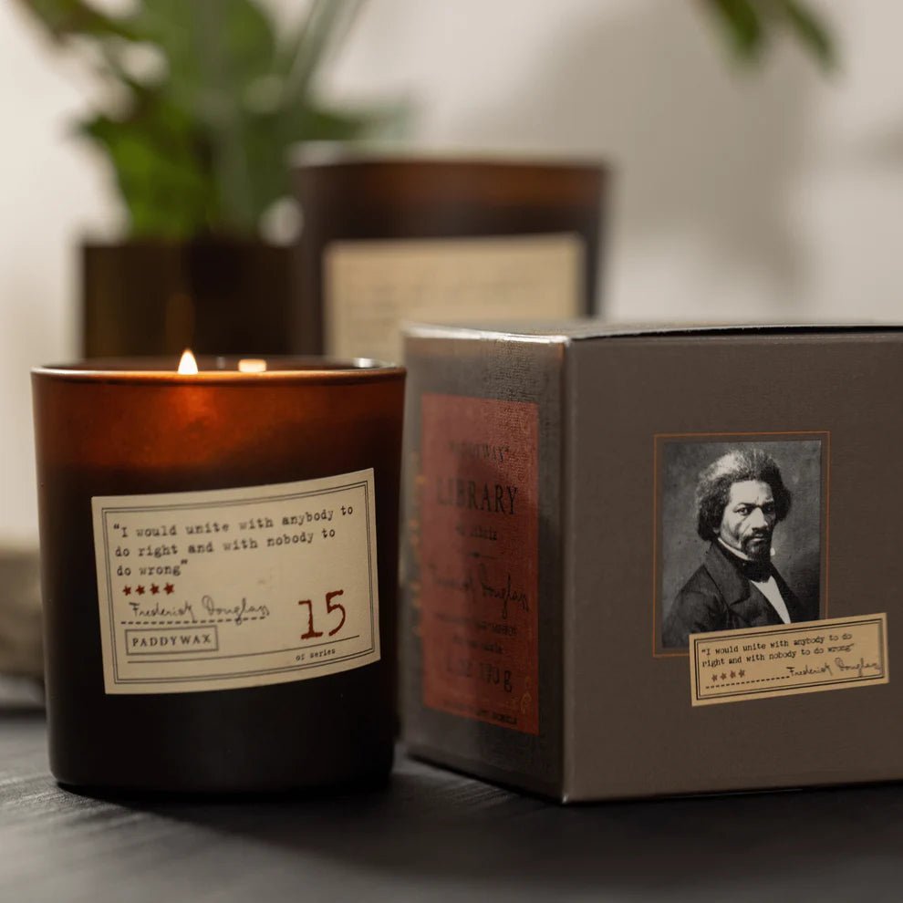 Library Candle Collection - Frederick Douglass - Mockingbird on Broad