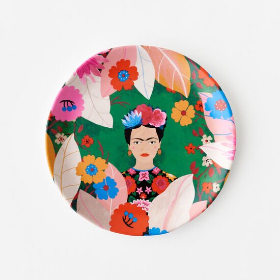 Frida Kahlo Plate - Mockingbird on Broad