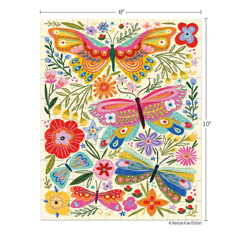 Werkshoppe Puzzle - Butterfly Floral - Mockingbird on Broad