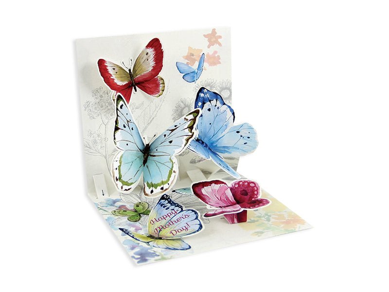 Pop Up Card - Butterflies of Spring - Mockingbird on Broad