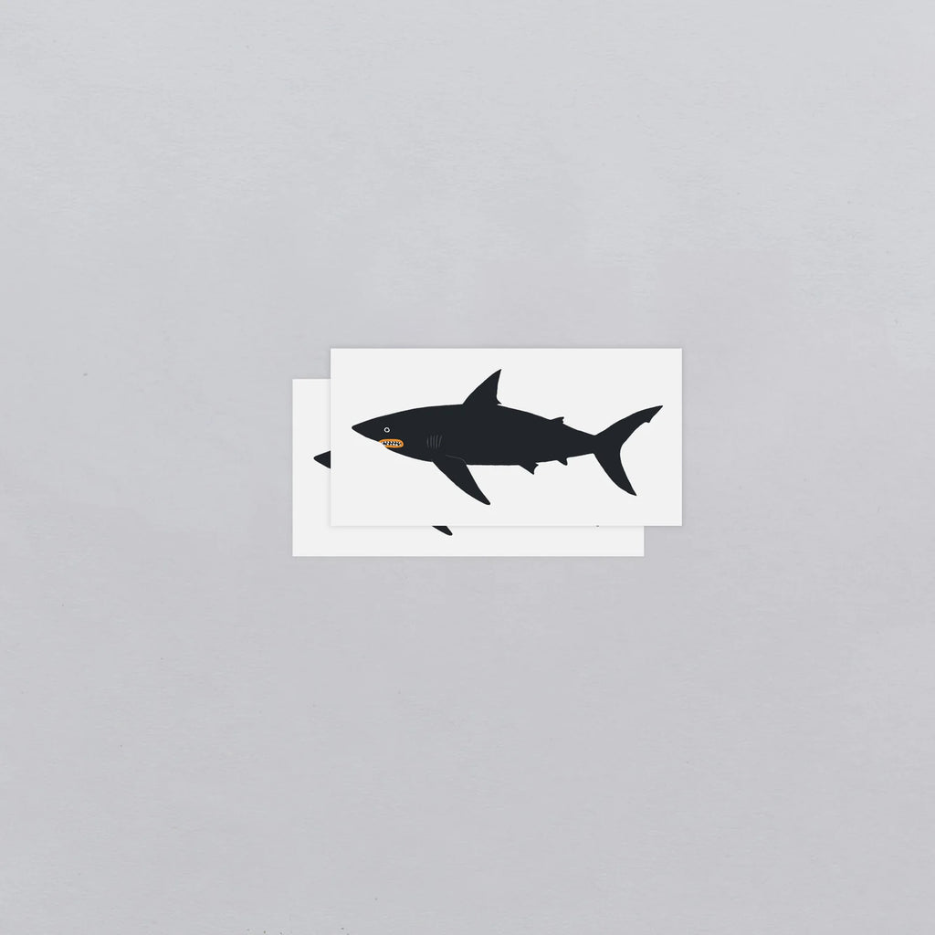 Tattly Temporary Tattoo - Dark Waters Shark - Mockingbird on Broad