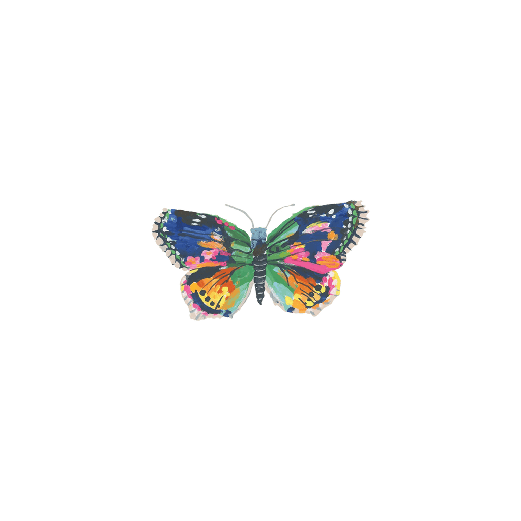 Tattly Temporary Tattoo - Midnight Butterfly - Mockingbird on Broad