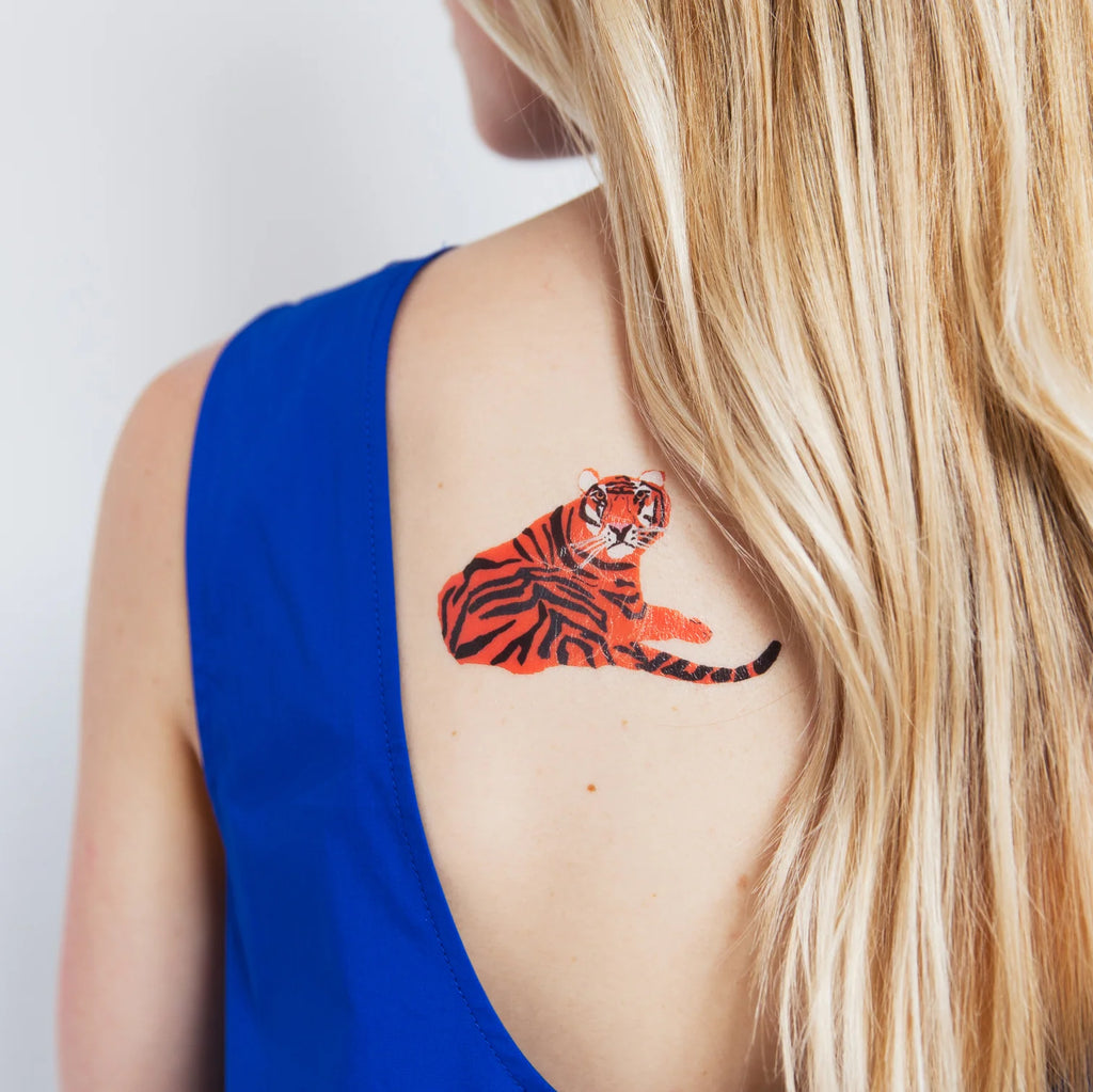 Tattly Temporary Tattoo - Le Tigre - Mockingbird on Broad