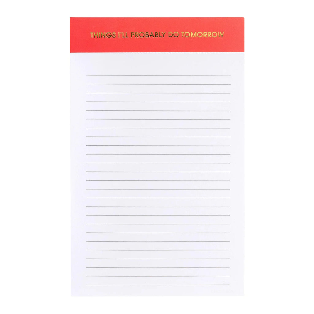 Notepad - Things I'll Probably Do Tomorrow - Mockingbird on Broad