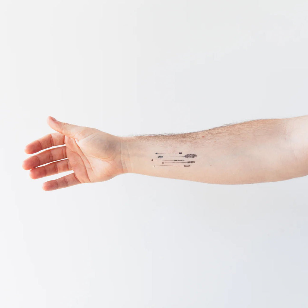 Tattly Temporary Tattoo - Arrows - Mockingbird on Broad