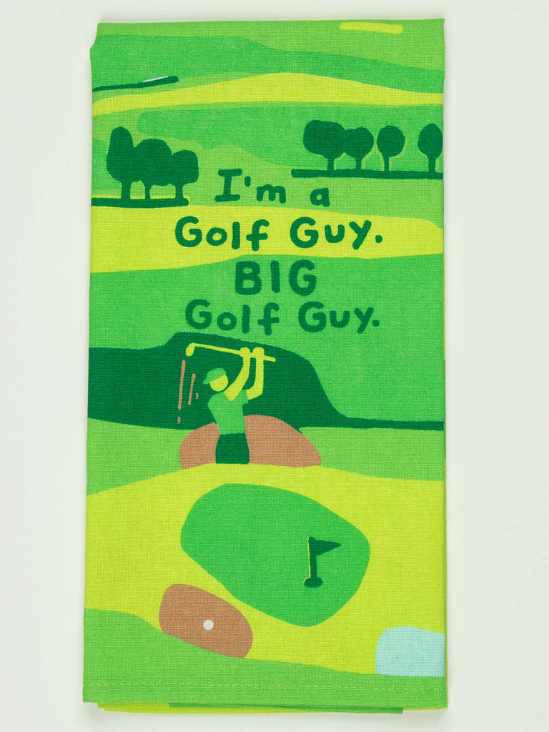 Woven Dish Towel | I'm A Golf Guy. Big Golf Guy - Mockingbird on Broad
