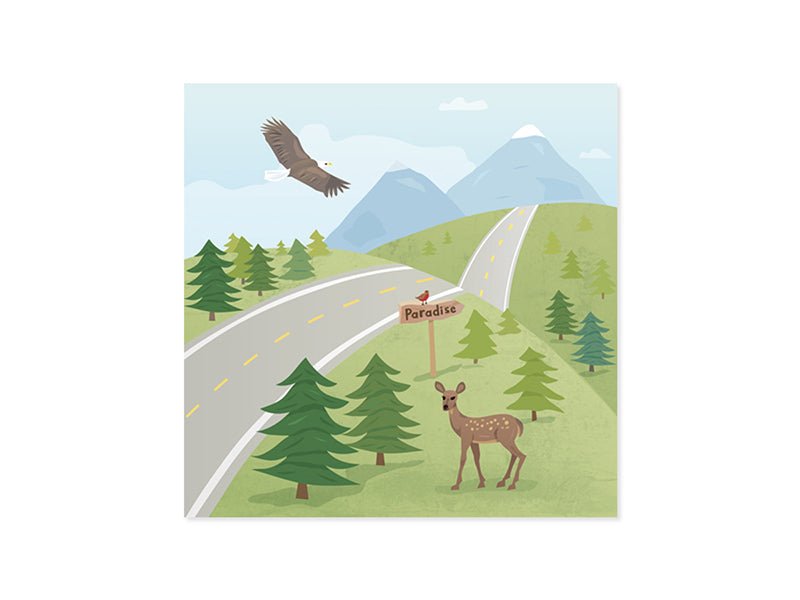 Pop Up Card - Camping - Mockingbird on Broad