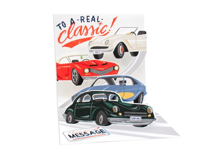 Pop Up Card - Father's Day - Muscle Cars - Mockingbird on Broad