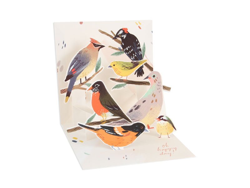 Pop Up Card - Backyard Birds - Mockingbird on Broad
