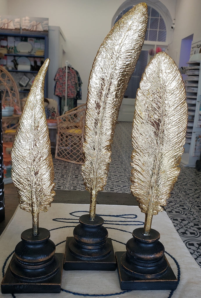 Gold Feathers-3 Styles - Mockingbird on Broad
