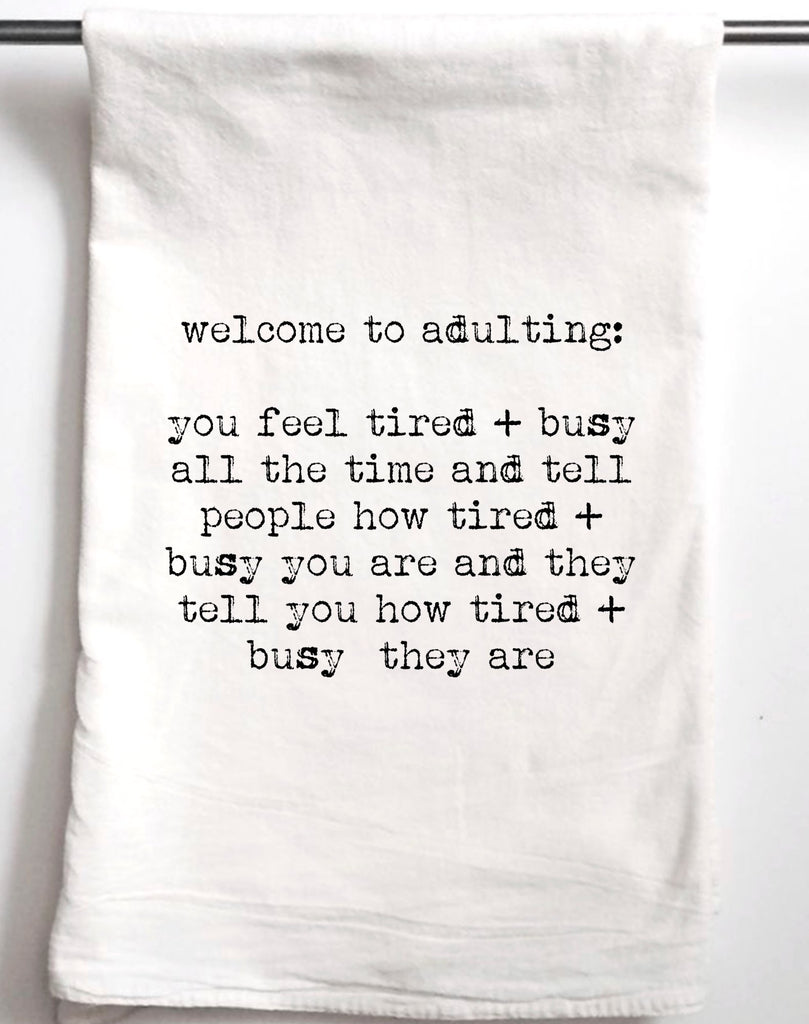 Welcome to Adulting: Tired - Mockingbird on Broad