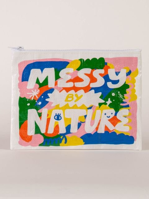 Zipper Pouch - Messy By Nature - Mockingbird on Broad