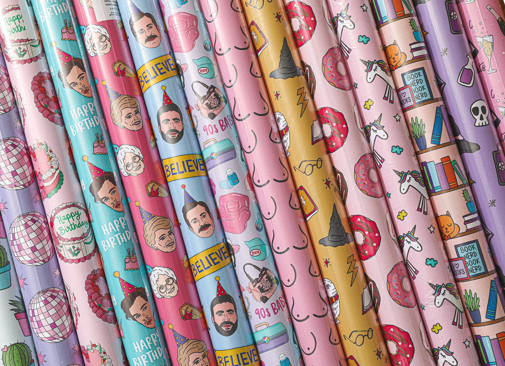 Wrapping Paper | 90s Baby Birthday - Mockingbird on Broad