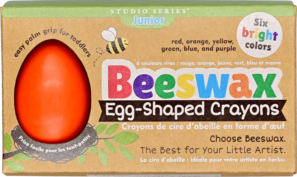 Beeswax Egg-Shaped Crayons - Mockingbird on Broad