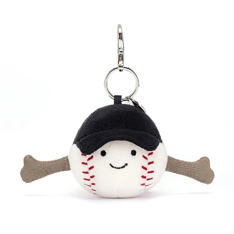 Jellycat Bag Charm Amuseable Sports - Baseball - Mockingbird on Broad