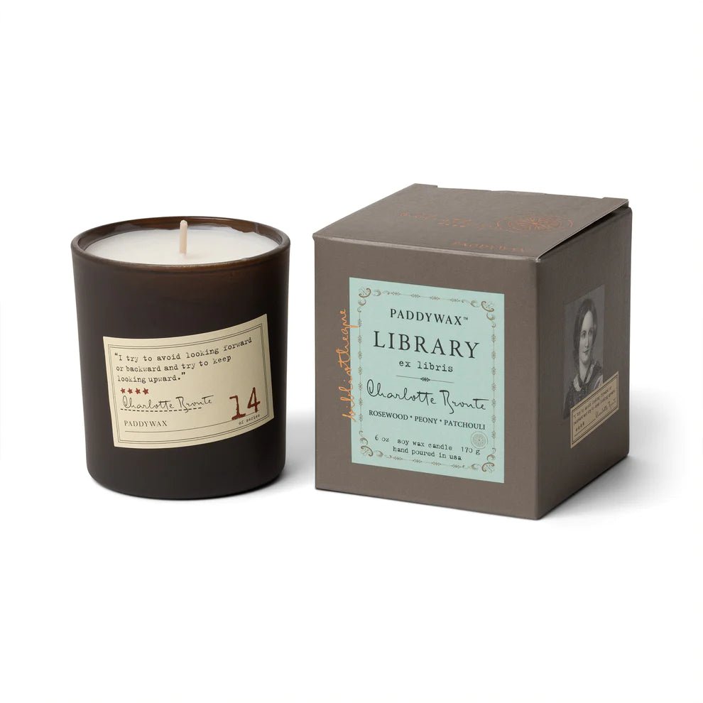Library Candle Collection - Charlotte Bronte - Mockingbird on Broad
