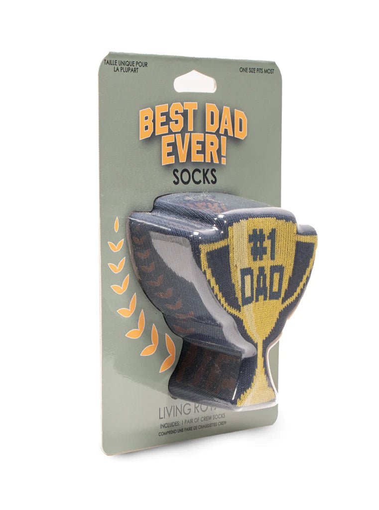 Mens Crew Socks - Best Dad Award - Mockingbird on Broad