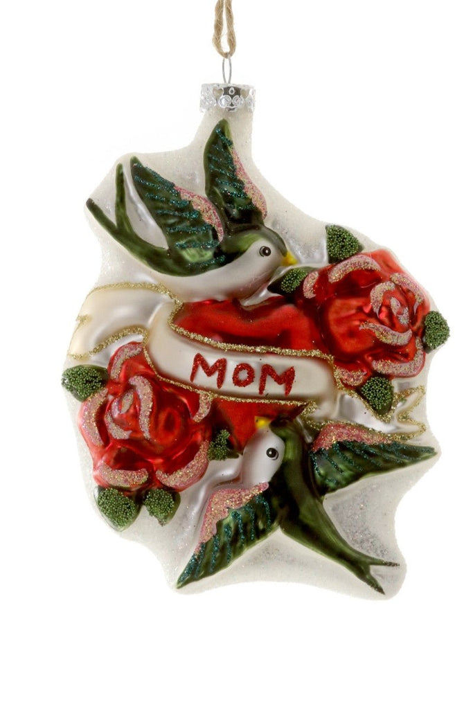 Ornament- Mom Tattoo - Mockingbird on Broad
