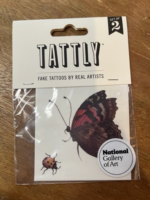 Tattly Temporary Tattoo - Beetle & Butterfly - Mockingbird on Broad