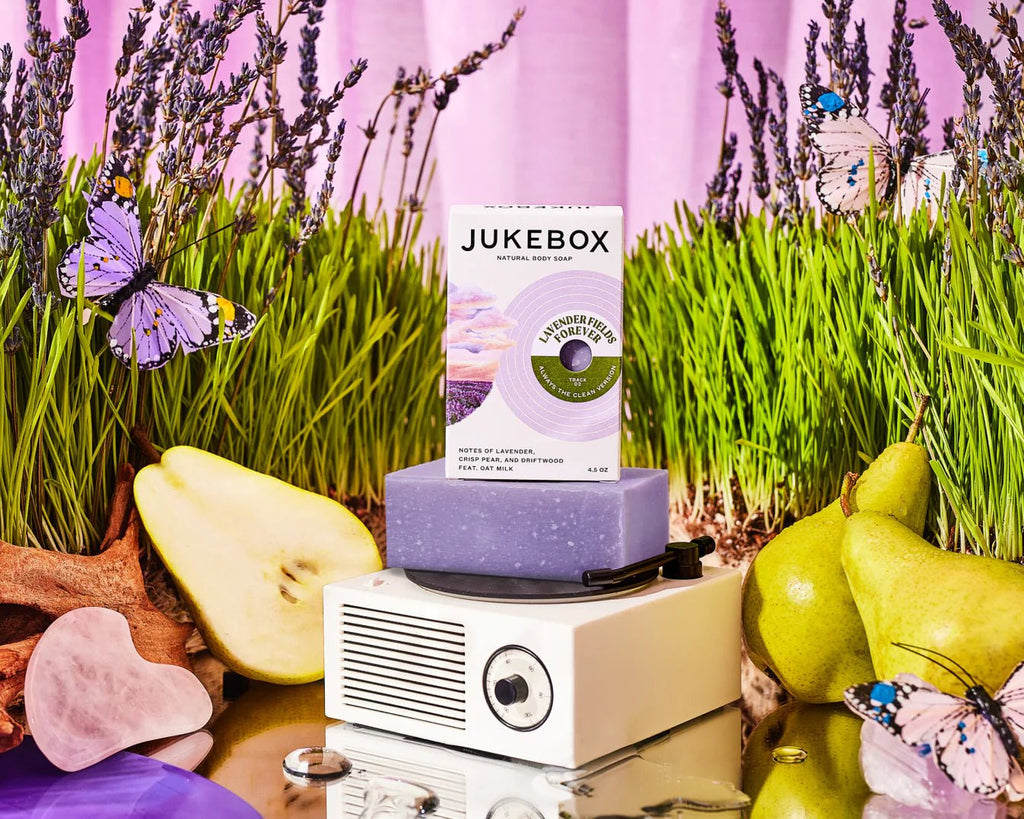 Jukebox Natural Body Soap - Lavender Fields Forever - Mockingbird on Broad