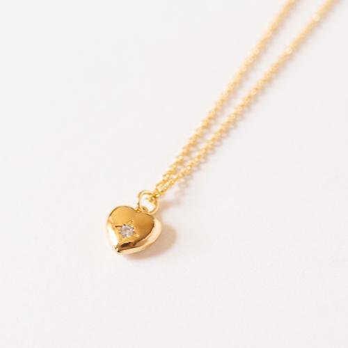 Heart Necklace with Celestina - Mockingbird on Broad