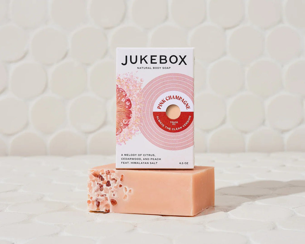 Jukebox Natural Body Soap - Pink Champagne - Mockingbird on Broad