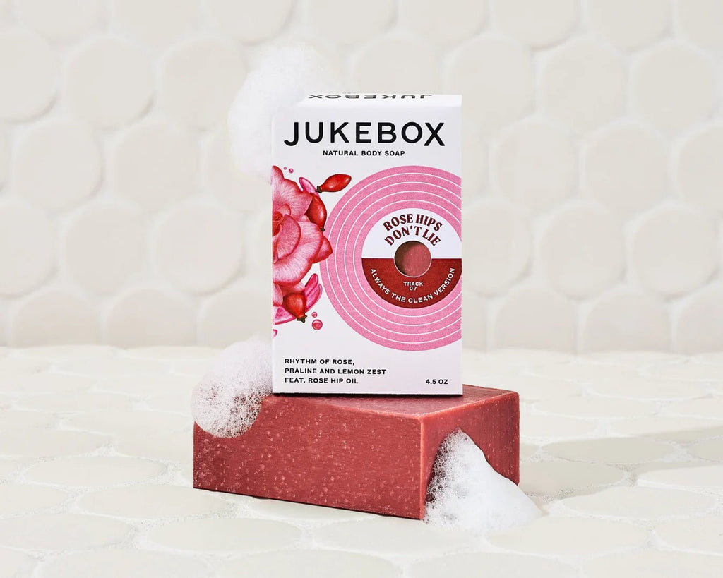 Jukebox Natural Body Soap - Rose Hips Don't Lie - Mockingbird on Broad