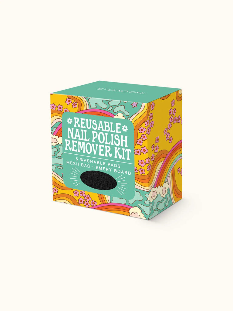 Reusable Nail Polish Remover Kit - Happy Go Lucky Days - Mockingbird on Broad