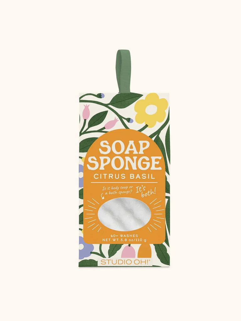 Soap Sponge -Citrus Basil - Mockingbird on Broad