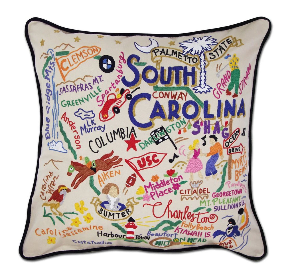 catstudio - South Carolina Pillow - Mockingbird on Broad
