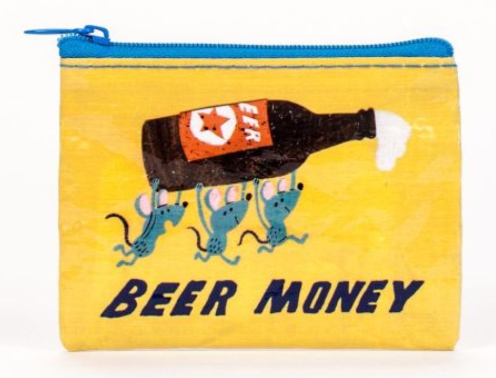 Coin Purse - Beer Money - Mockingbird on Broad