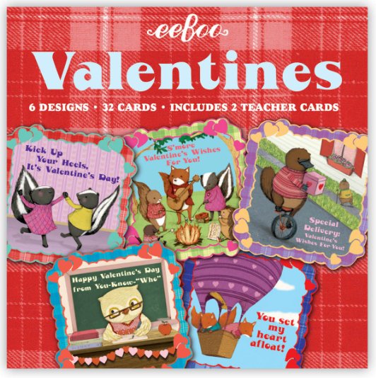 Valentine's Day Card Packs - 4 Styles - Mockingbird on Broad