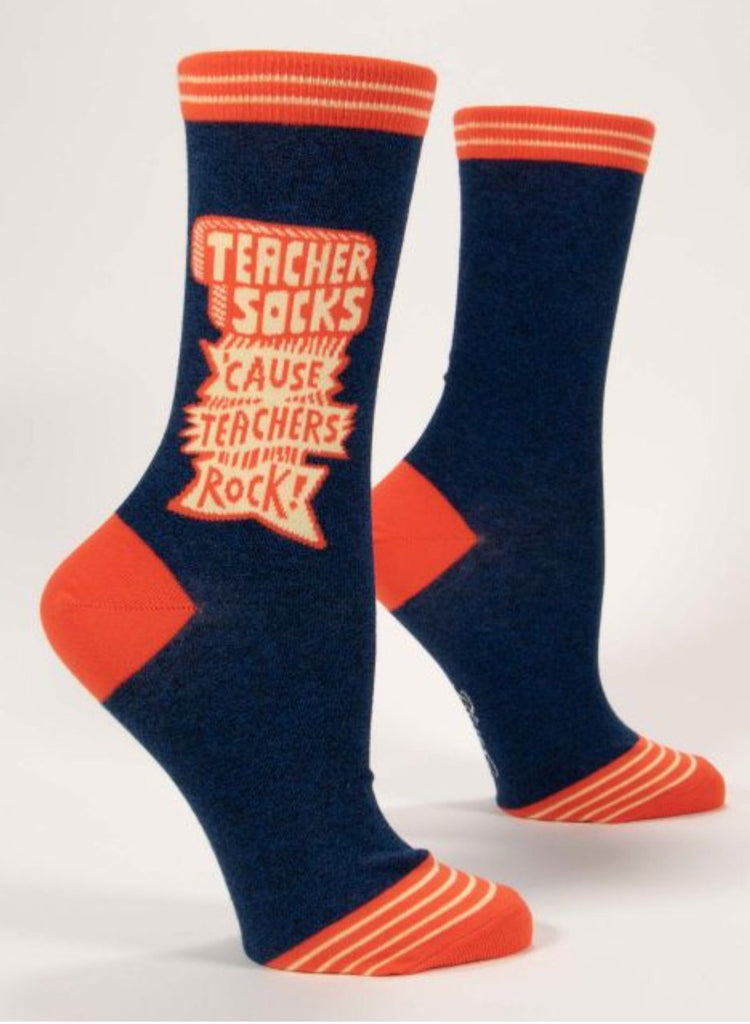 Crew Sock - Teacher Socks - Mockingbird on Broad