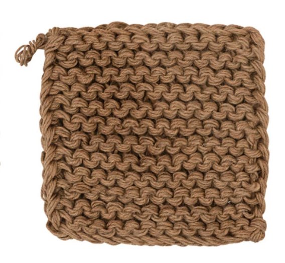 Jute Crocheted Pot Holder - Mockingbird on Broad