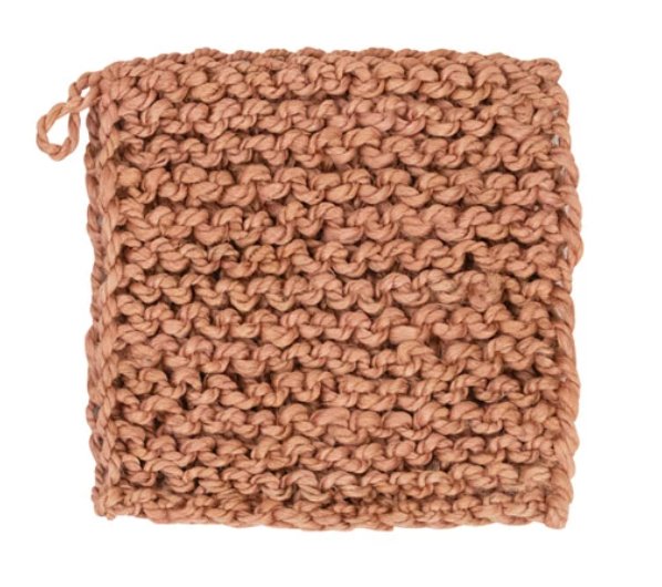 Jute Crocheted Pot Holder - Mockingbird on Broad