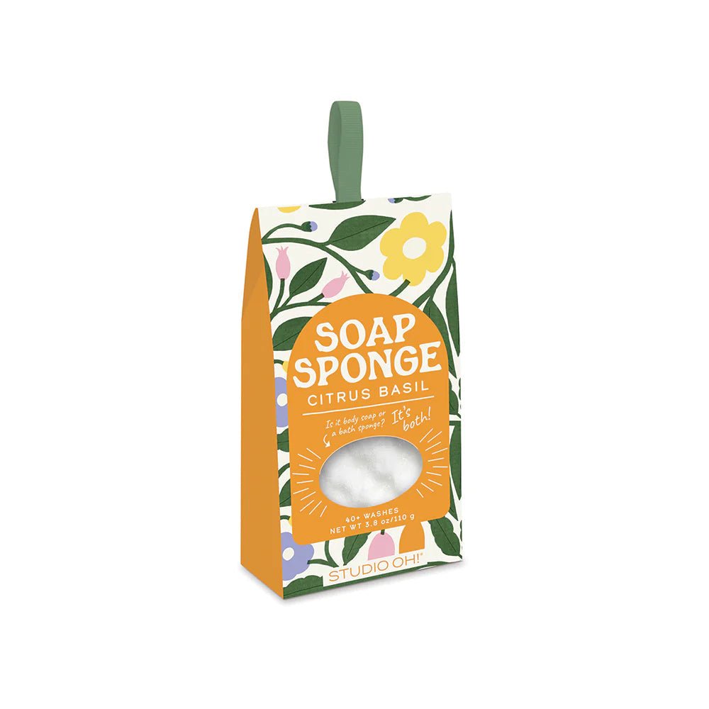 Soap Sponge -Citrus Basil - Mockingbird on Broad
