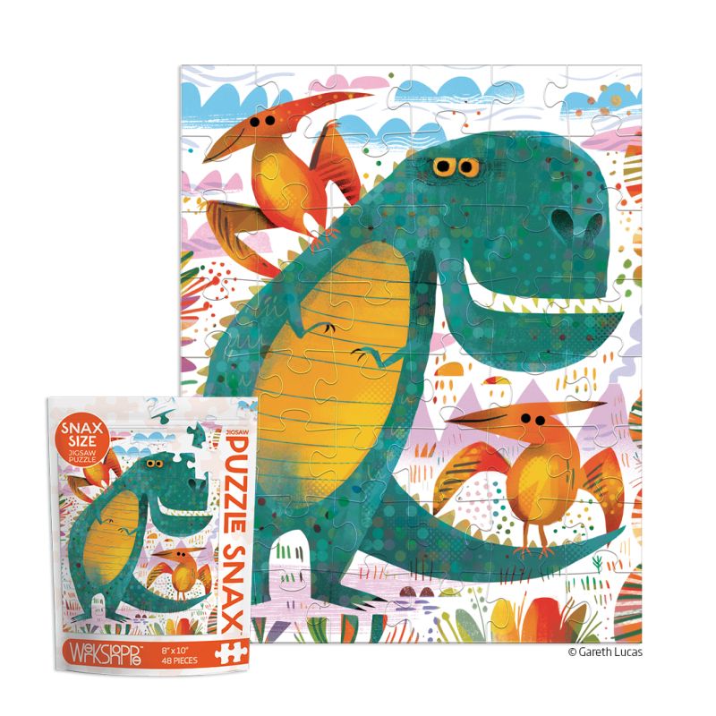 Werkshoppe Puzzle - T-Rex and Friends - Mockingbird on Broad