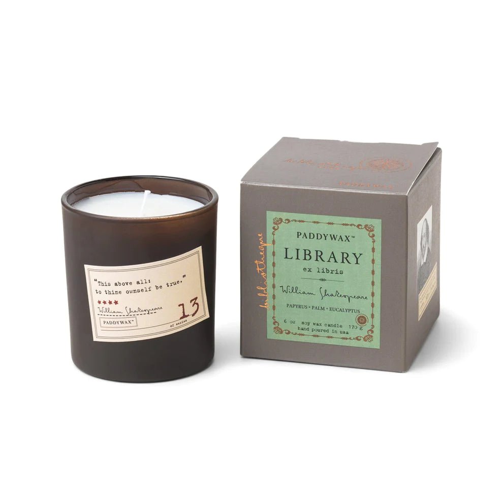 Library Candle Collection - William Shakespeare - Mockingbird on Broad