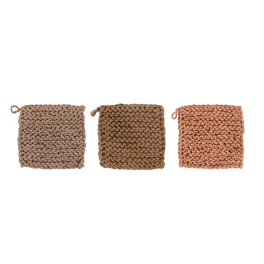 Jute Crocheted Pot Holder - Mockingbird on Broad