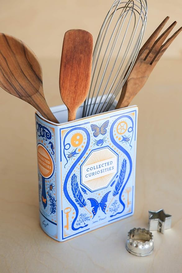 Bibliophile Ceramic Vase: Collected Curiosities illustrated by Jane Mount - Mockingbird on Broad