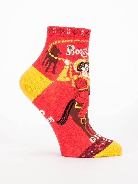 Ankle Socks - Boss Lady - Mockingbird on Broad