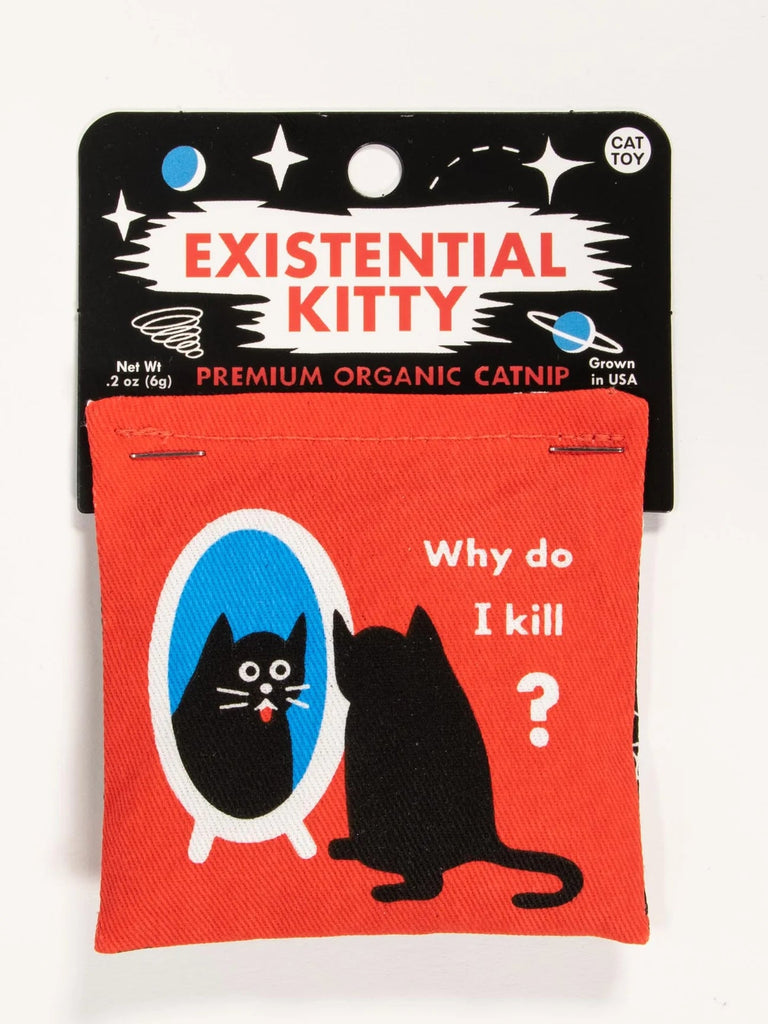 Catnip Toy - Existential Kitty - Mockingbird on Broad