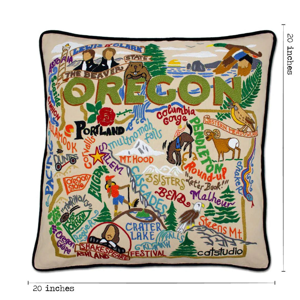 catstudio - Oregon Pillow - Mockingbird on Broad