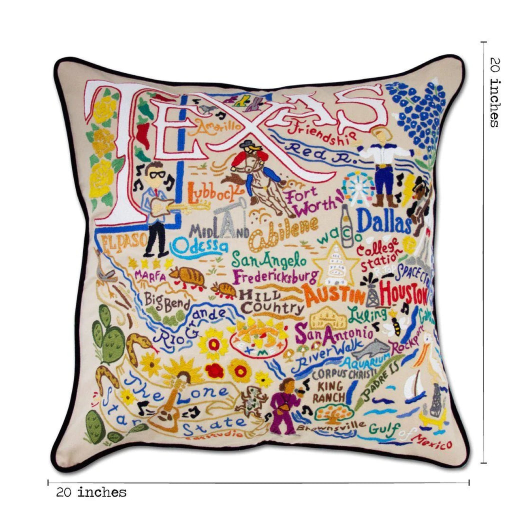 catstudio - Texas Pillow - Mockingbird on Broad