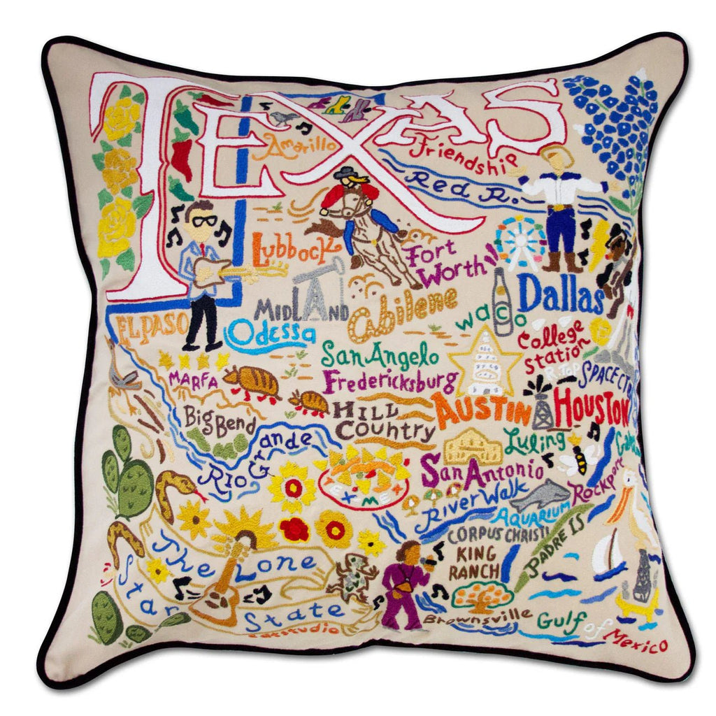 catstudio - Texas Pillow - Mockingbird on Broad