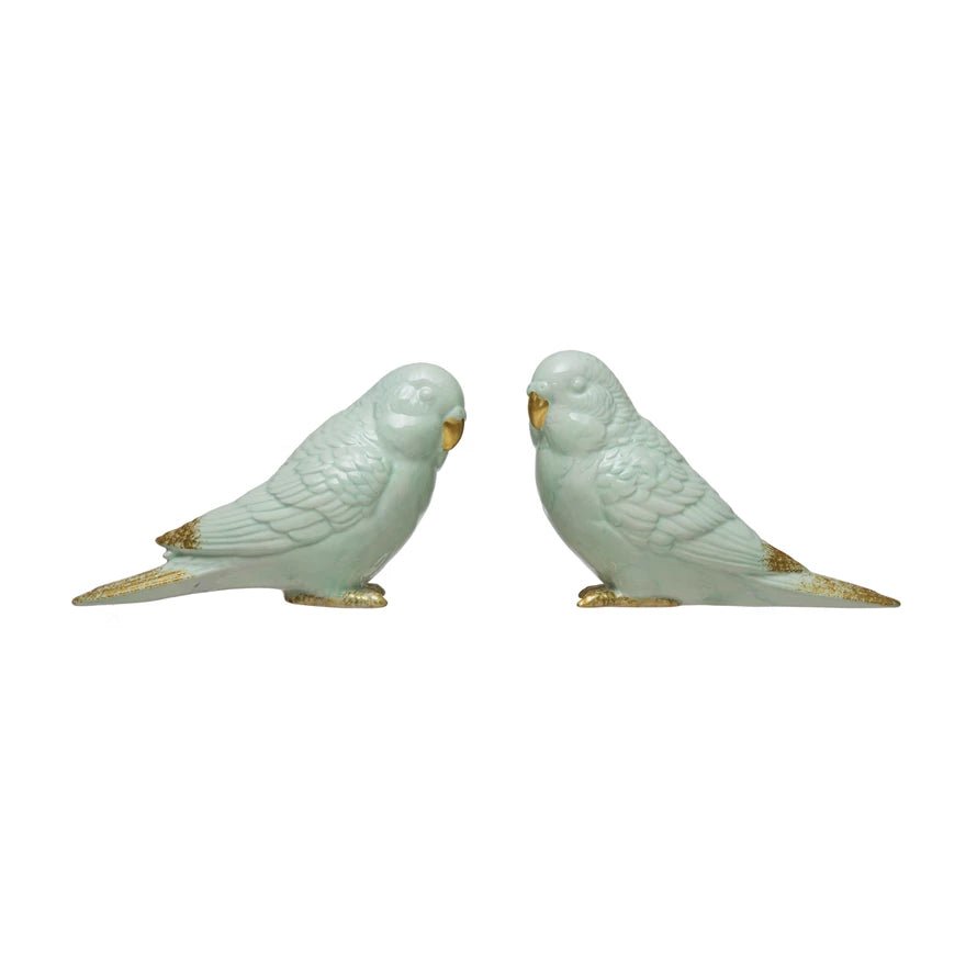 Ceramic Parakeet Décor | 2 Styles - Mockingbird on Broad