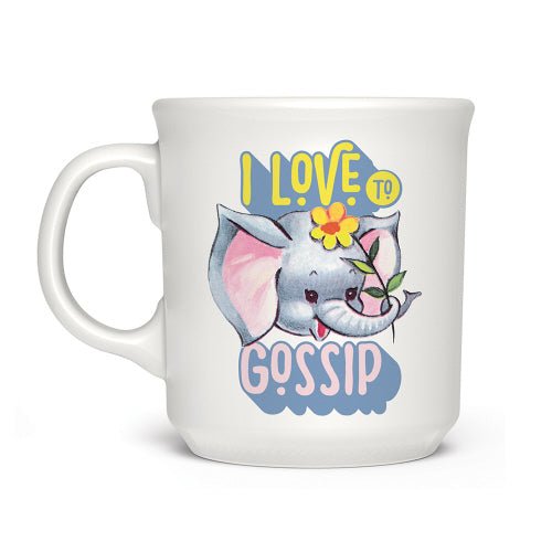 Coffee Mug - I Love Gossip - Mockingbird on Broad